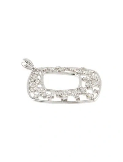 Pre-owned Pendant 14k Diamond  In Multi