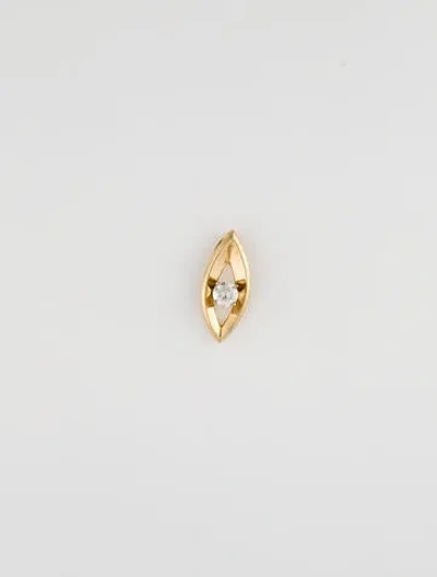 Pre-owned Pendant 14k Diamond  In Multi