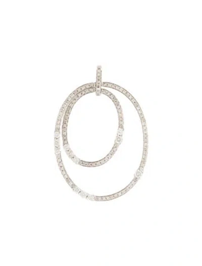 Pre-owned Pendant 14k Diamond  In Multi