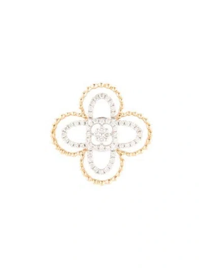 Pre-owned Pendant 14k Diamond  In Multi