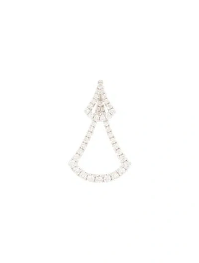 Pre-owned Pendant 14k Diamond  In Multi