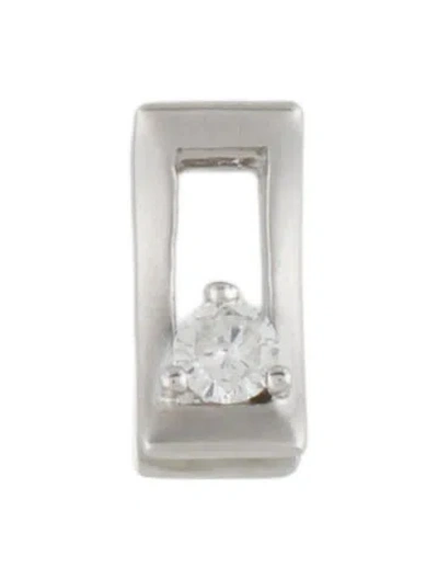 Pre-owned Pendant 14k Diamond  In Multi