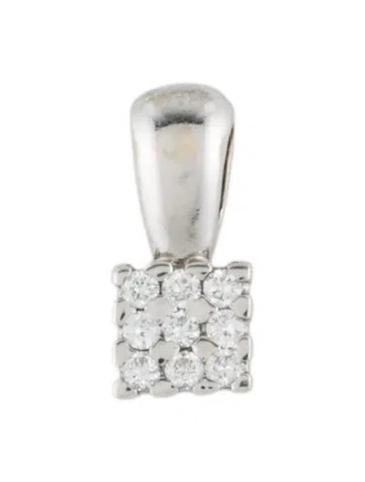 Pre-owned Pendant 14k Diamond  In Multi