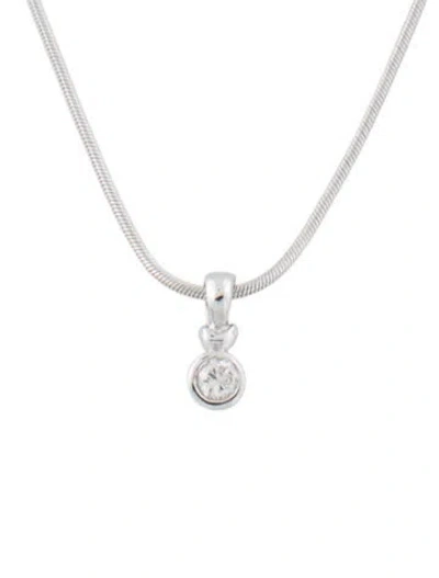 Pre-owned Pendant 14k Diamond  Necklace In Multi