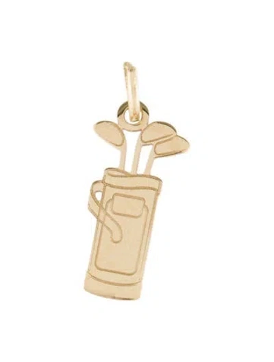 Pre-owned Pendant 14k Golf  In Multi