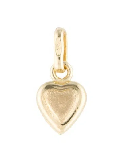 Pre-owned Pendant 14k Heart  In Multi