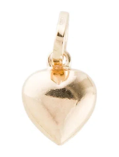 Pre-owned Pendant 14k Heart  In Multi