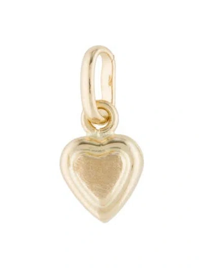 Pre-owned Pendant 14k Heart  In Multi