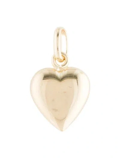 Pre-owned Pendant 14k Heart  In Multi