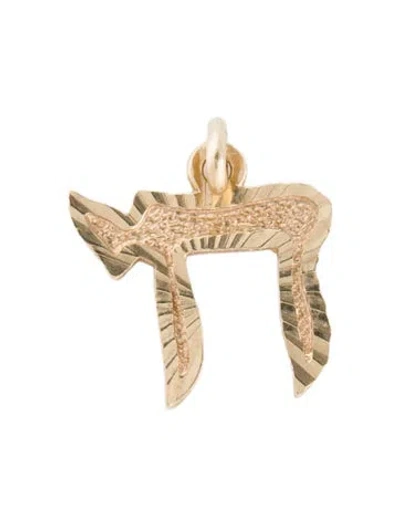 Pre-owned Pendant 14k Khai , 0.75" In Multi