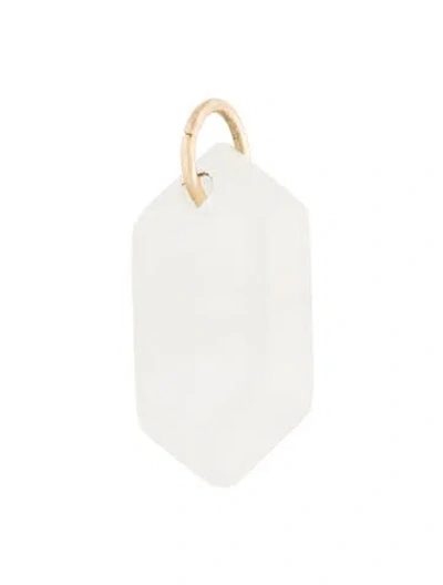 Pre-owned Pendant 14k Moonstone & Topaz  In Multi