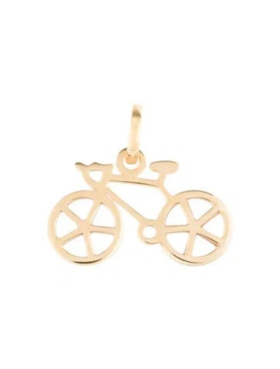 Pre-owned Pendant 14k Motorcycle  In Multi
