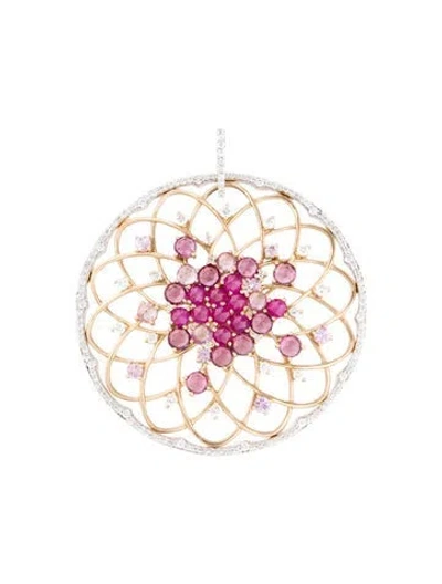 Pre-owned Pendant 14k Multistone