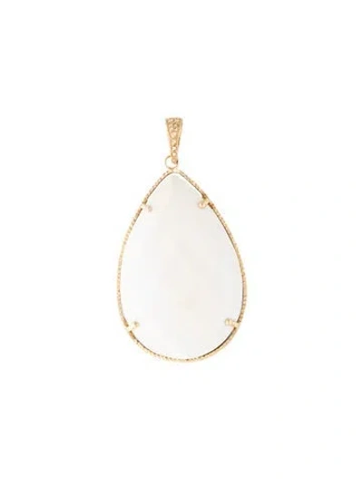 Pre-owned Pendant 14k Onyx & Jasper  In Multi