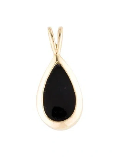 Pre-owned Pendant 14k Onyx  In Multi