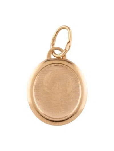 Pre-owned Pendant 14k Oval Lobster Charm In Multi