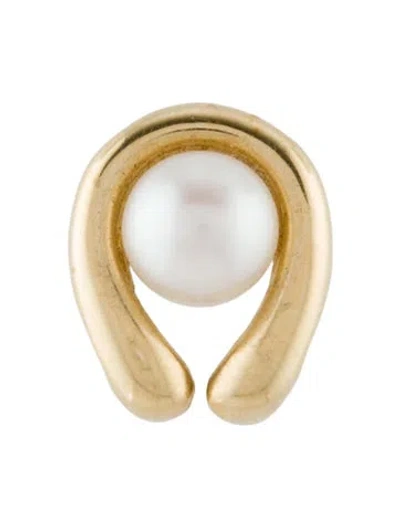 Pre-owned Pendant 14k Pearl  In Multi