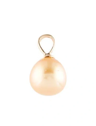 Pre-owned Pendant 14k Pearl  In Multi