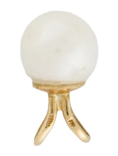 Pre-owned Pendant 14k Pearl  In Multi