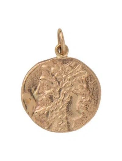 Pre-owned Pendant 14k Portrait , 1.25" In Multi