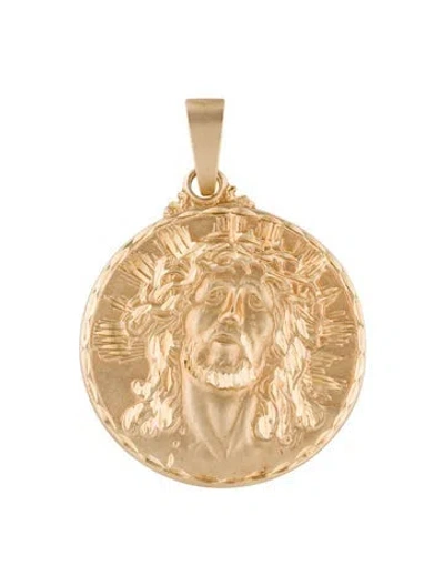 Pre-owned Pendant 14k Religious  In Multi