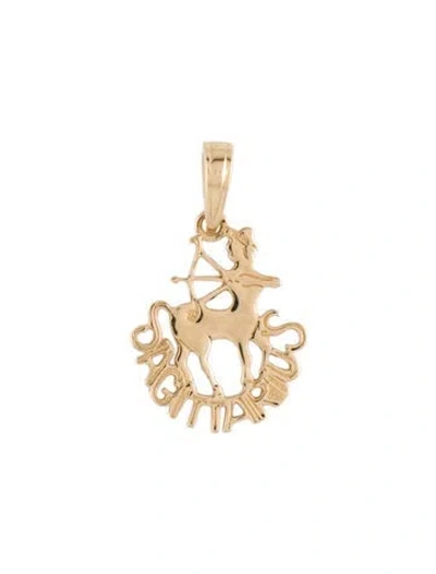 Pre-owned Pendant 14k Sagittarius  In Multi