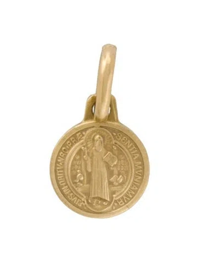 Pre-owned Pendant 14k Saint Benedict Charm In Multi