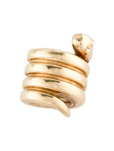 Pre-owned Pendant 14k Snake Slider  In Multi