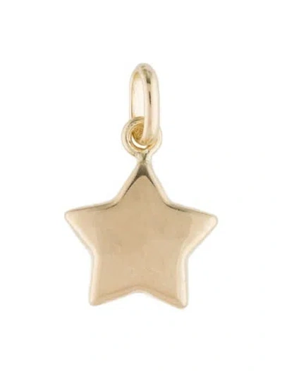 Pre-owned Pendant 14k Star  In Multi