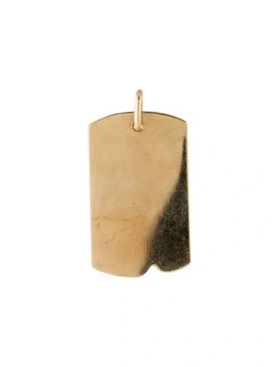 Pre-owned Pendant 14k Tag , 1.25" In Multi