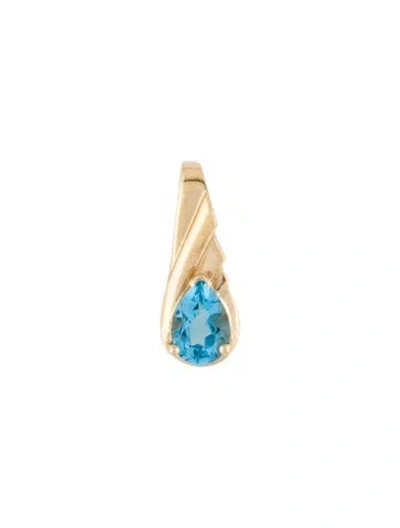 Pre-owned Pendant 14k Topaz , 0.75" In Multi