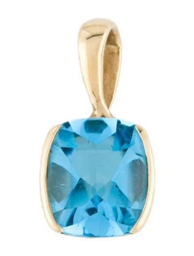 Pre-owned Pendant 14k Topaz , 1" In Multi