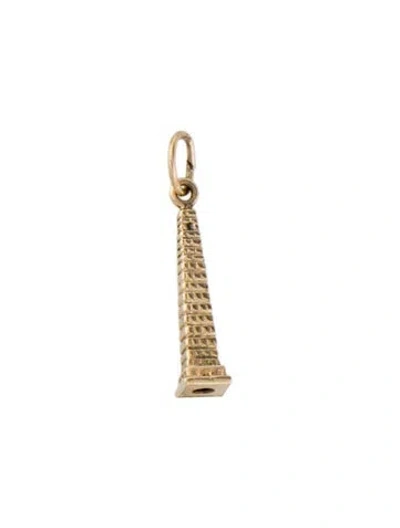 Pre-owned Pendant 14k Tower  In Multi