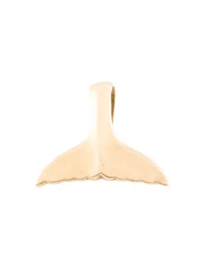 Pre-owned Pendant 14k Whale Tail  In Multi