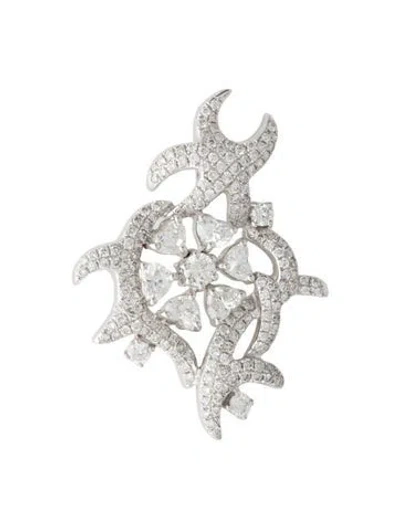 Pre-owned Pendant 18k 2.11ctw Diamond  In Multi