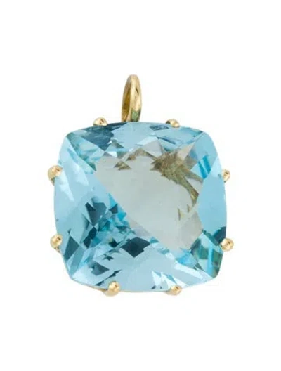 Pre-owned Pendant 18k 29.47ct Topaz  In Multi