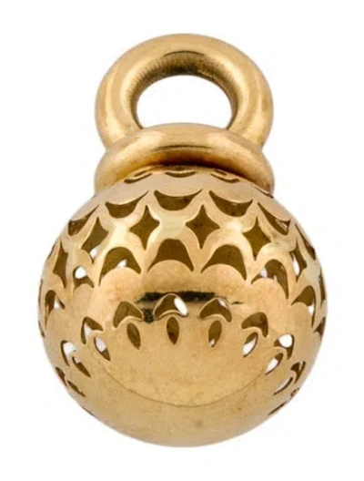 Pre-owned Pendant 18k Ball , 1.25" In Multi