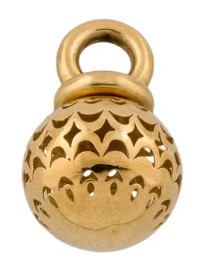 Pre-owned Pendant 18k Ball , 1.25" In Multi