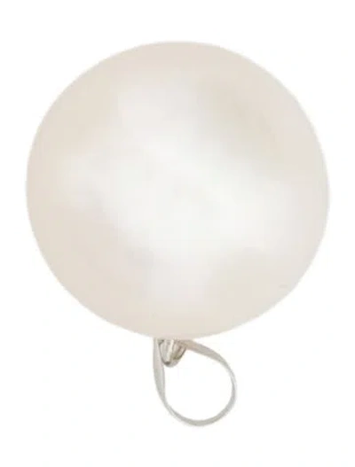 Pre-owned Pendant 18k Cultured Pearl  In Multi