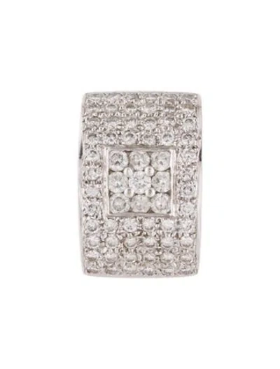 Pre-owned Pendant 18k Diamond , 0.5" In Multi