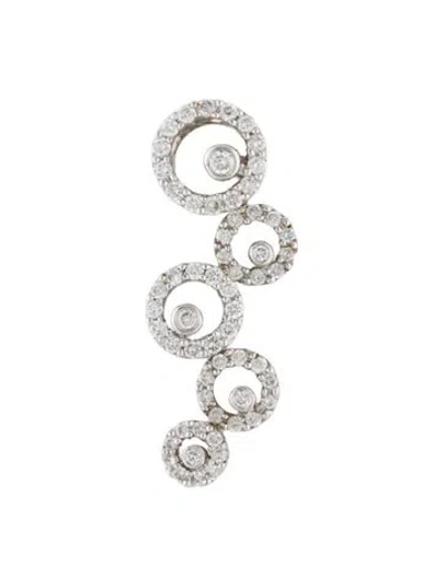 Pre-owned Pendant 18k Diamond  In Multi