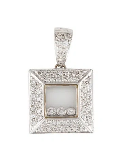 Pre-owned Pendant 18k Diamond Shaker  In Multi
