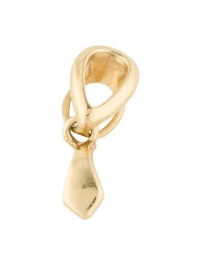 Pre-owned Pendant 18k Nephrite Heart , 0.75" In Multi