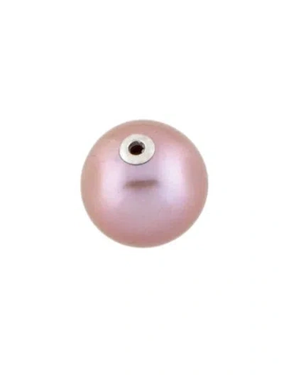 Pre-owned Pendant 18k Pearl Slide  In Multi