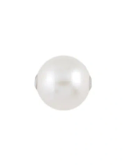 Pre-owned Pendant 18k Pearl Slider  In Multi