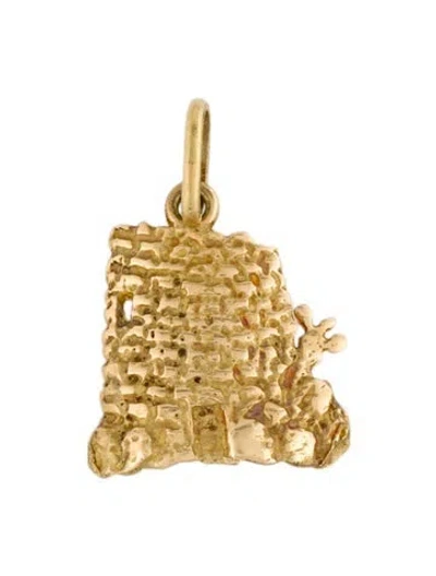 Pre-owned Pendant 18k , 0.75" In Multi
