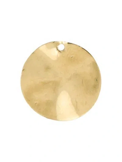 Pre-owned Pendant 18k Wavy  In Multi