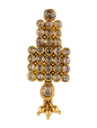 Pre-owned Pendant 21k Diamond , 1" In Multi