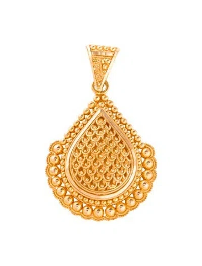 Pre-owned Pendant 22k , 1.75" In Multi