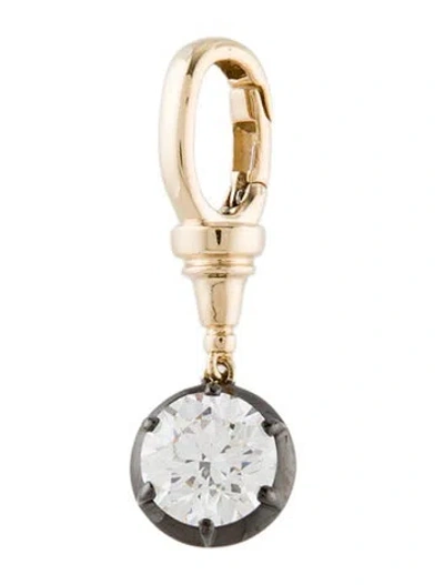 Pre-owned Pendant Carat Atelier 14k 1.39ctw Lab Grown Diamond , 1" In Multi